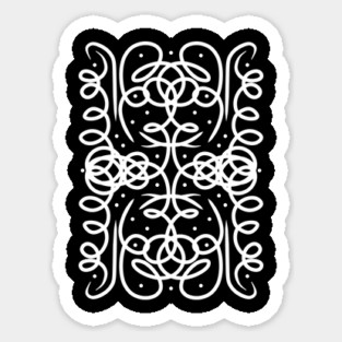 Lines Art 5 Sticker