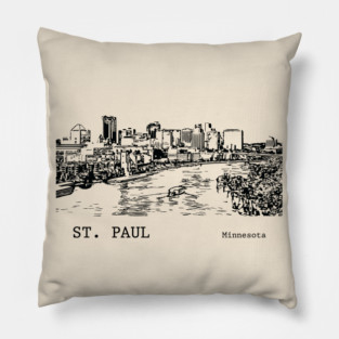 St. Paul Minnesota Pillow