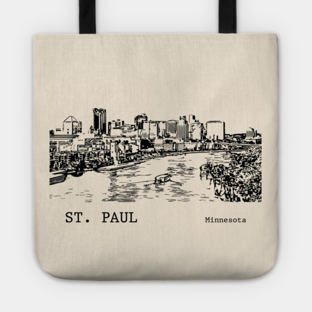 St. Paul Minnesota Tote by Lakeric