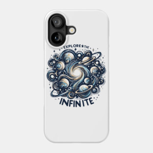 Explore the Infinite – Cosmic Galaxy Space Artwork Gift Phone Case