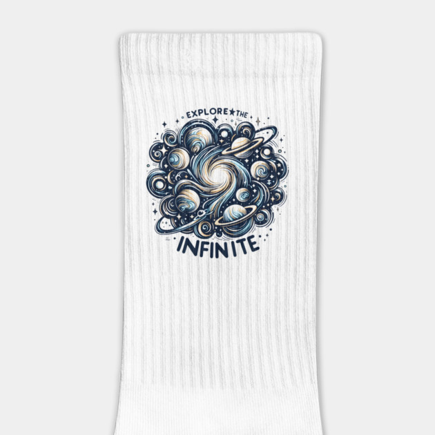 Explore the Infinite – Cosmic Galaxy Space Artwork Gift by MakerMind8.2