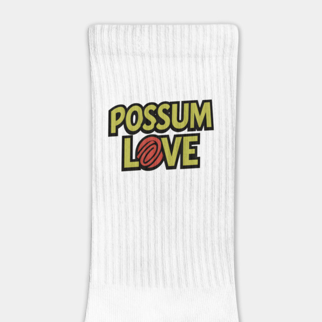 Possum Love – Funny Animal Humor Gift Graphic by MakerMind8.2