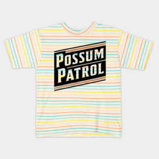 Possum Patrol – Funny Animal Squad Humor Gift Graphic Kids T-Shirt