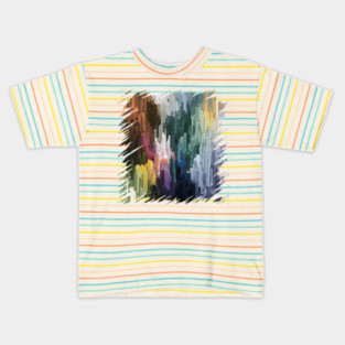 Abstract Color Splash – Modern Artistic Graphic Gift Kids T-Shirt