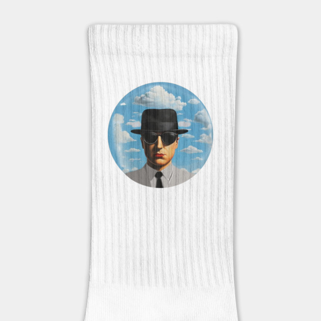 Mysterious Man in Suit – Surreal Sky Artwork by MakerMind8.2