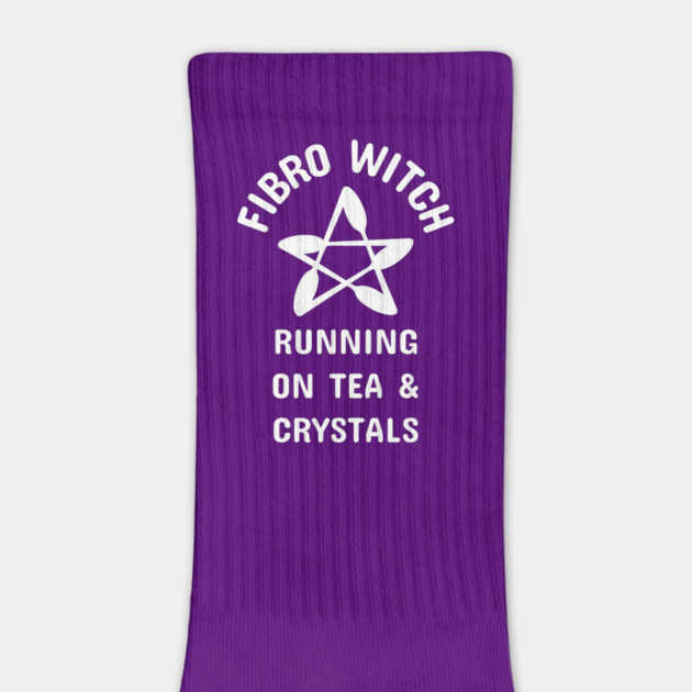 Fibro Witch Running on Tea and Crystals Cheeky Witch® by Cheeky Witch