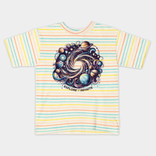 Explore the Infinite – Cosmic Galaxy Space Art Gift Graphic Kids T-Shirt
