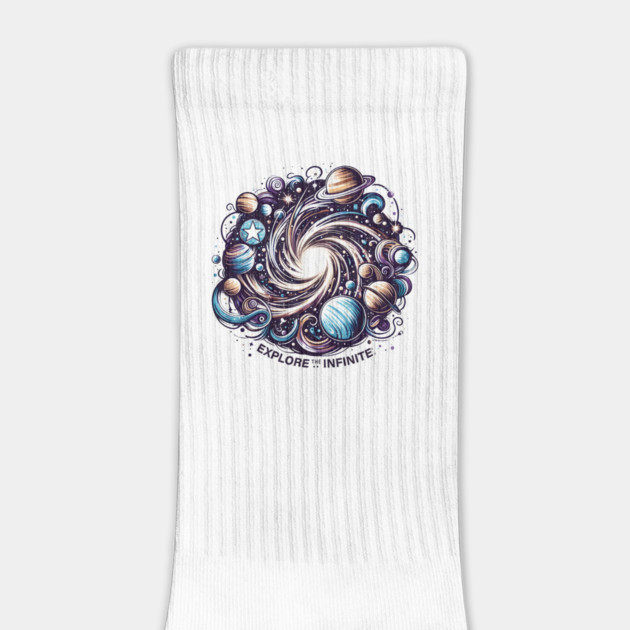 Explore the Infinite – Cosmic Galaxy Space Art Gift Graphic by MakerMind8.2