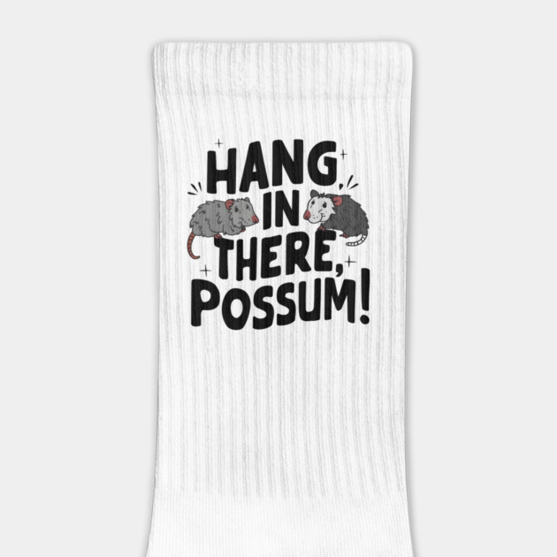 Hang in There Possum – Funny Animal Motivation Gift Graphic by MakerMind8.2