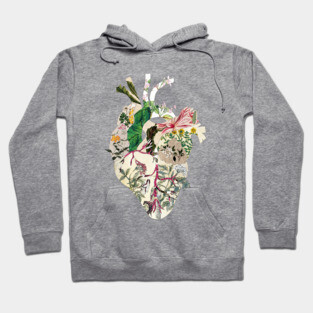 Vintage Botanical Heart Hoodie