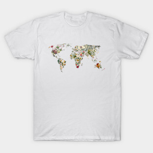 Vintage Botanical World T-Shirt