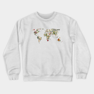 Vintage Botanical World Crewneck Sweatshirt