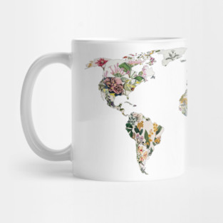 Vintage Botanical World Mug