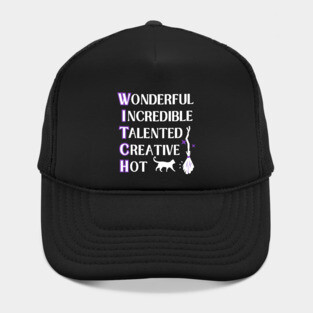 Wonderful W.I.T.C.H. Fun Wiccan Pagan Cheeky Witch® Hat