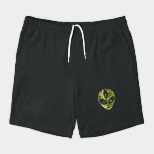 Third Eyed Alien Head: Weed Camo Edition Shorts