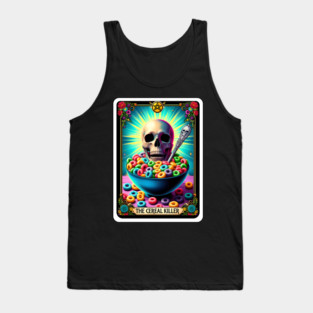 Cereal Killer Funny Tarot Card Tank Top