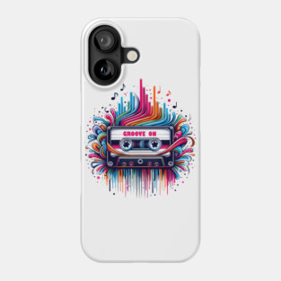 Groove On – Retro Cassette Tape Music Lover Graphic Gift Phone Case