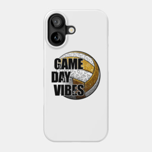Bleached Volleyball Game Day Vibes Volleyball Mom Leopard Phone Case