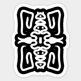 Lines Art 14 Sticker