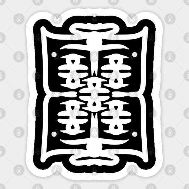 Lines Art 15 Sticker by Megadorim