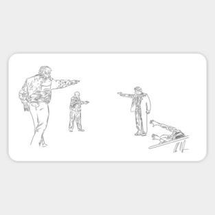 Reservoir Dogs: Mexican Outline Magnet