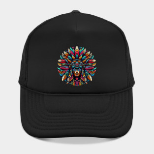 Colorful Native American Icon Hat