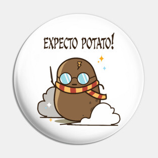 Expecto Potato Pin