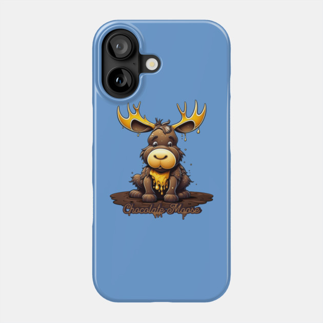 Chocolate Mousse Moose Phone Case by HolidayBug