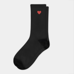 I Love Men Who Whimper Red Heart Funny Sarcastic Meme Socks