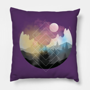 Nature Gradient Sphere Pillow