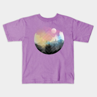 Nature Gradient Sphere Kids T-Shirt