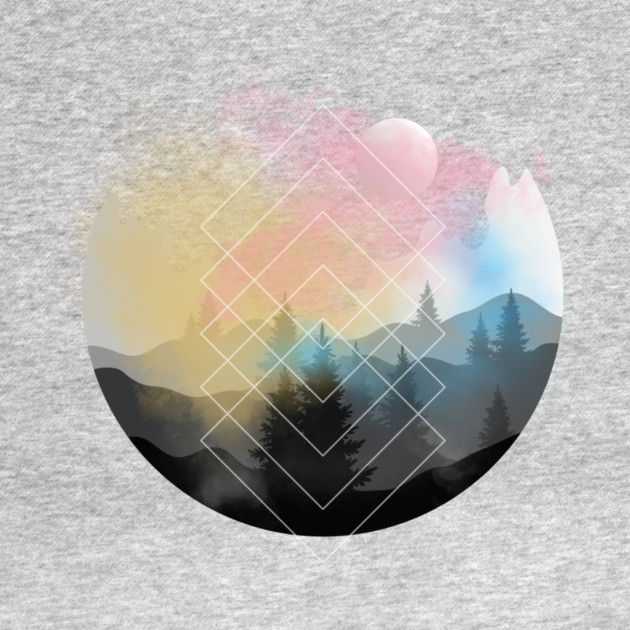 Nature Gradient Sphere by casualteesinc
