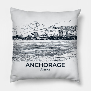 Anchorage - Alaska Pillow