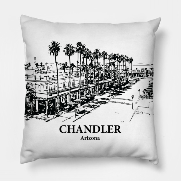 Chandler - Arizona Pillow by Lakeric