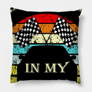 drag racing Pillow