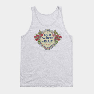 Red White & Blue Beer 1899 Tank Top