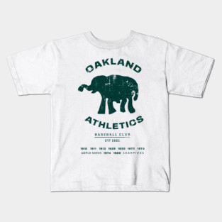 Vintage Oakland Athletics Kids T-Shirt