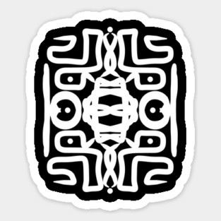 Lines Art 17 Sticker