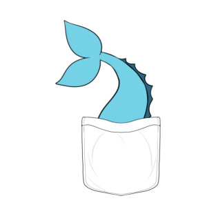 Water fox tail (pocket) T-Shirt