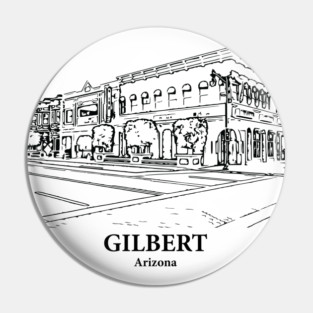 Gilbert - Arizona Pin