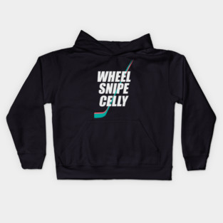 Letterkenny Merch Letter Kenny Wheel Snipe Celly Kids Hoodie