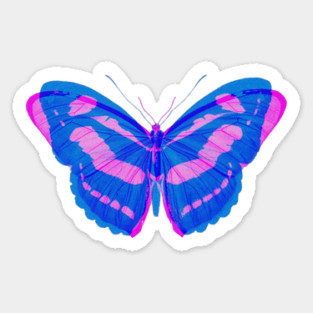 Retro Butterfly Sticker
