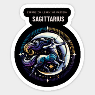 Sagittarius Zodiac Sign Sticker