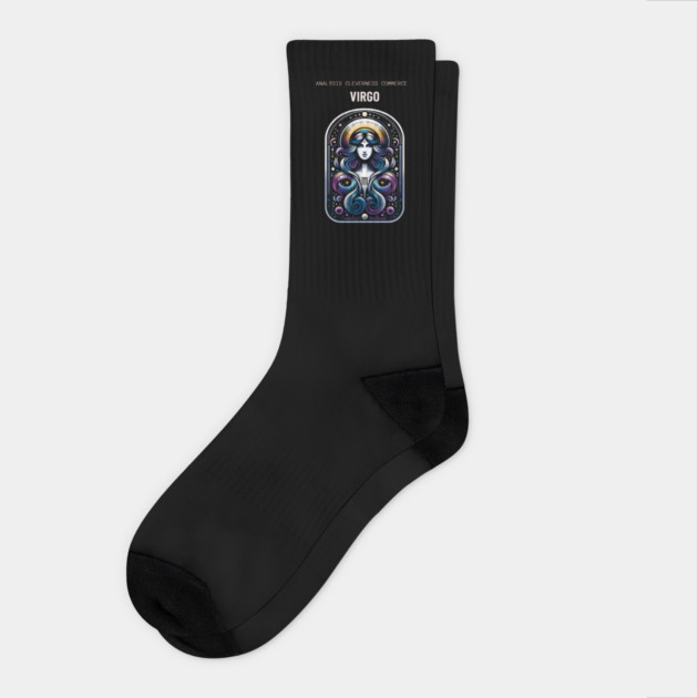 Virgo Zodiac Sign Socks by Vinokurio