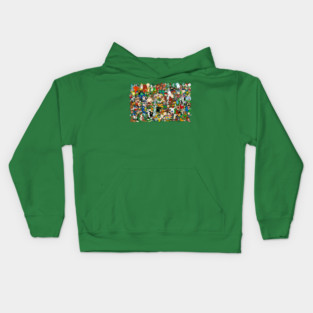 What a crowd! Kids Hoodie