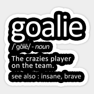 hockey goalie Sticker
