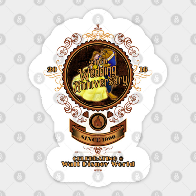 20th wedding anniversary Sticker by Joaddo