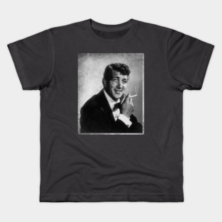 Dean Martin Vintage Black and White Kids T-Shirt
