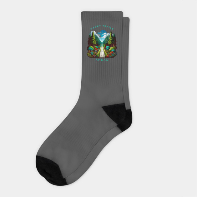 Happy Trails Ahead Socks by Vinokurio
