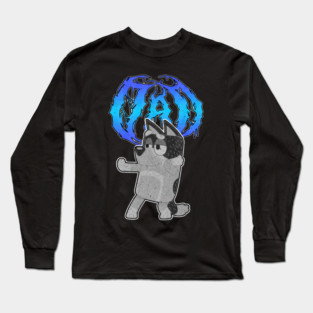 Bluey Dad Metal Dance Long Sleeve T-Shirt
